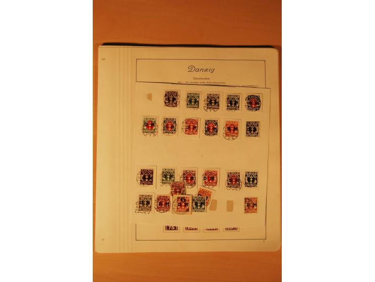 1920/39, ungebrauchte und gestempelte Sammlung mit mittleren Ausgaben
