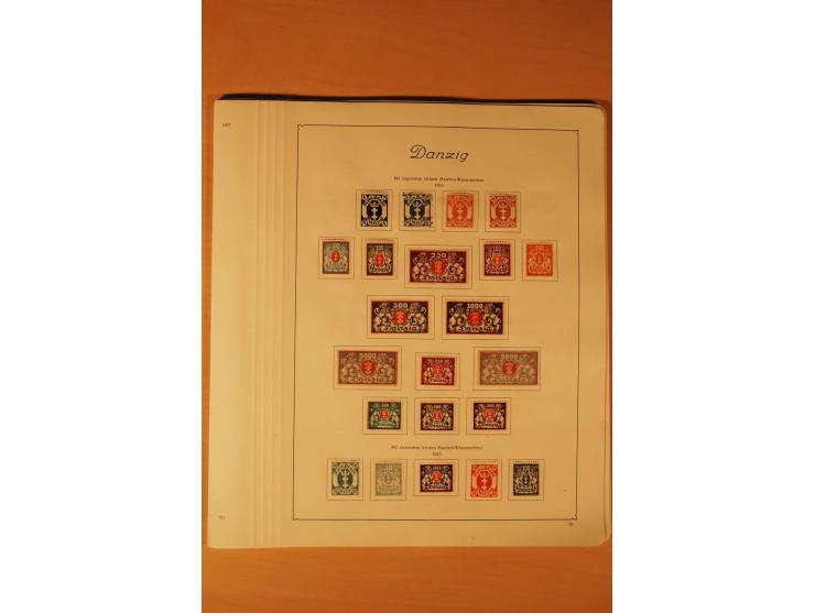 1920/39, ungebrauchte und gestempelte Sammlung mit mittleren Ausgaben