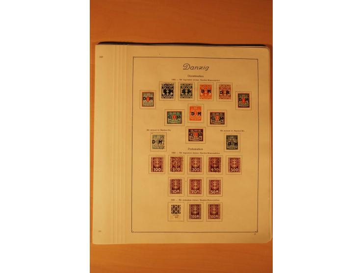 1920/39, ungebrauchte und gestempelte Sammlung mit mittleren Ausgaben
