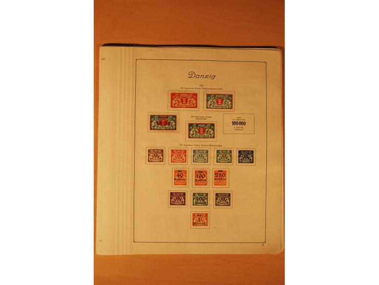 1920/39, ungebrauchte und gestempelte Sammlung mit mittleren Ausgaben
