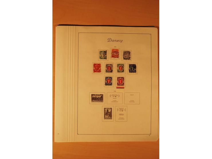 1920/39, ungebrauchte und gestempelte Sammlung mit mittleren Ausgaben