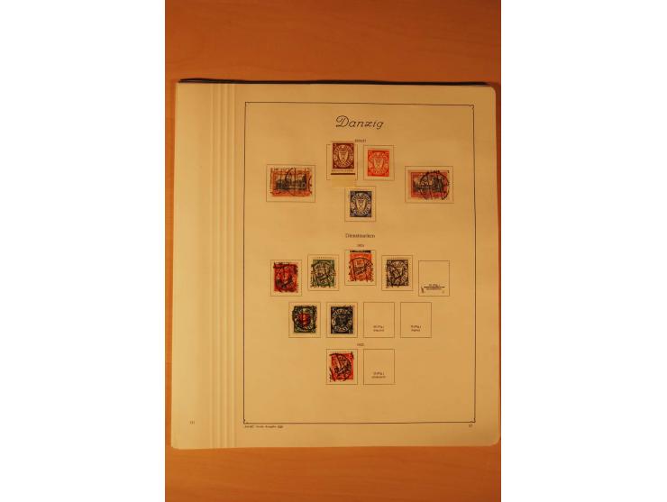 1920/39, ungebrauchte und gestempelte Sammlung mit mittleren Ausgaben