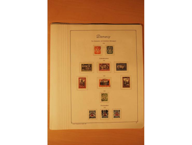 1920/39, ungebrauchte und gestempelte Sammlung mit mittleren Ausgaben