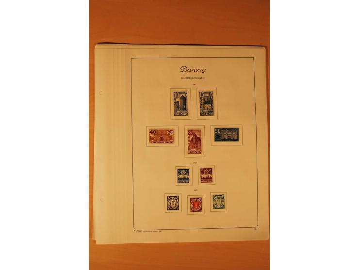 1920/39, ungebrauchte und gestempelte Sammlung mit mittleren Ausgaben
