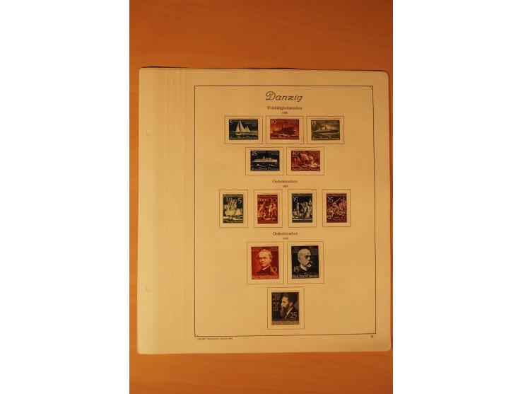 1920/39, ungebrauchte und gestempelte Sammlung mit mittleren Ausgaben