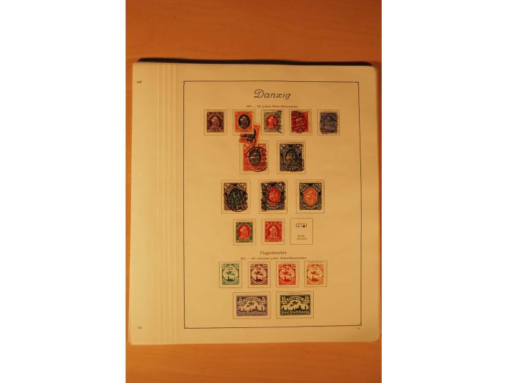 1920/39, ungebrauchte und gestempelte Sammlung mit mittleren Ausgaben