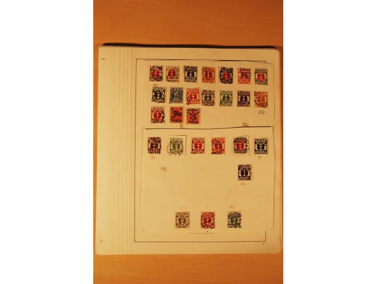1920/39, ungebrauchte und gestempelte Sammlung mit mittleren Ausgaben