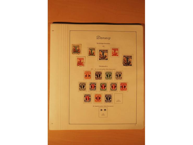 1920/39, ungebrauchte und gestempelte Sammlung mit mittleren Ausgaben