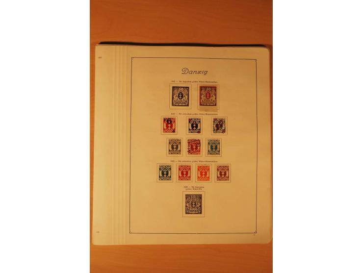 1920/39, ungebrauchte und gestempelte Sammlung mit mittleren Ausgaben