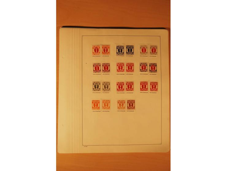 1920/39, ungebrauchte und gestempelte Sammlung mit mittleren Ausgaben