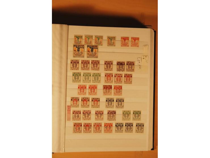 1920/39, postfrische, ungebrauchte und gestempelte Sammlung, dazu noch etwas andere Gebiete