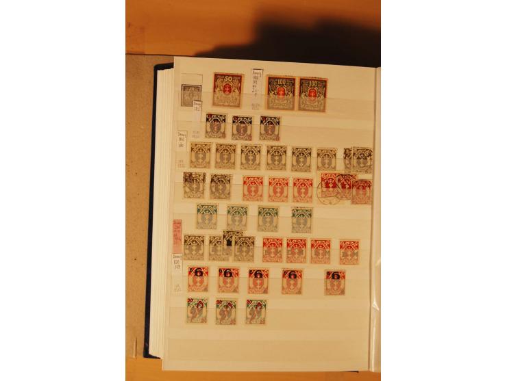 1920/39, postfrische, ungebrauchte und gestempelte Sammlung, dazu noch etwas andere Gebiete