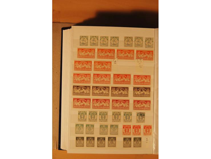1920/39, postfrische, ungebrauchte und gestempelte Sammlung, dazu noch etwas andere Gebiete