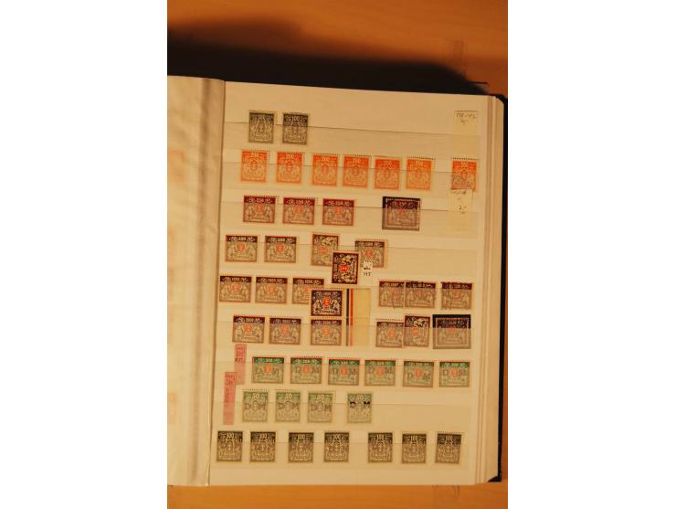 1920/39, postfrische, ungebrauchte und gestempelte Sammlung, dazu noch etwas andere Gebiete