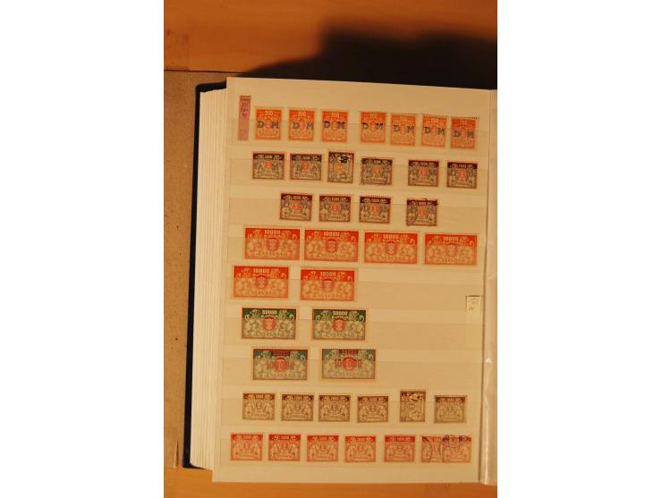 1920/39, postfrische, ungebrauchte und gestempelte Sammlung, dazu noch etwas andere Gebiete