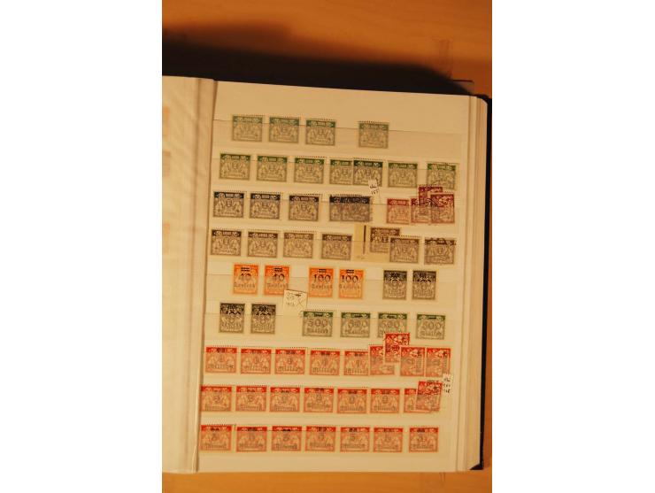 1920/39, postfrische, ungebrauchte und gestempelte Sammlung, dazu noch etwas andere Gebiete