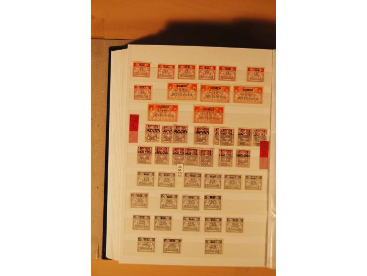 1920/39, postfrische, ungebrauchte und gestempelte Sammlung, dazu noch etwas andere Gebiete