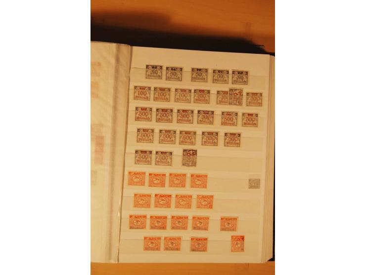 1920/39, postfrische, ungebrauchte und gestempelte Sammlung, dazu noch etwas andere Gebiete