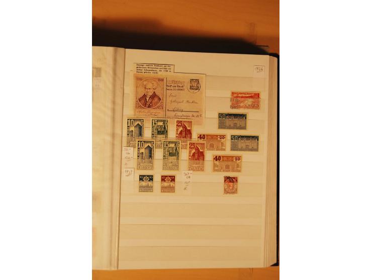 1920/39, postfrische, ungebrauchte und gestempelte Sammlung, dazu noch etwas andere Gebiete