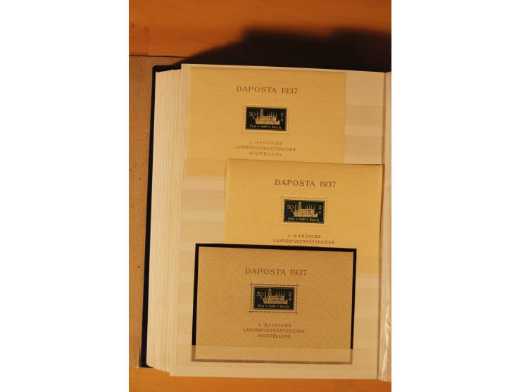 1920/39, postfrische, ungebrauchte und gestempelte Sammlung, dazu noch etwas andere Gebiete