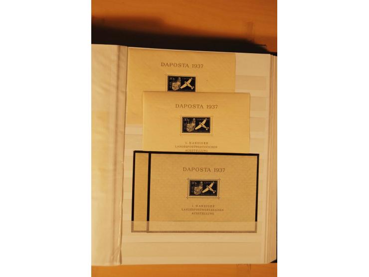 1920/39, postfrische, ungebrauchte und gestempelte Sammlung, dazu noch etwas andere Gebiete