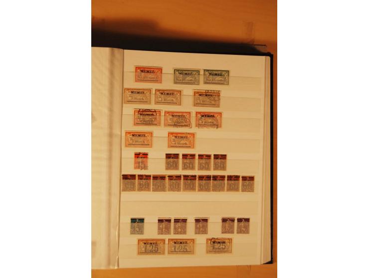 1920/39, postfrische, ungebrauchte und gestempelte Sammlung, dazu noch etwas andere Gebiete