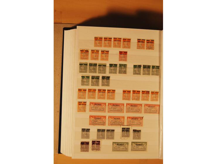 1920/39, postfrische, ungebrauchte und gestempelte Sammlung, dazu noch etwas andere Gebiete