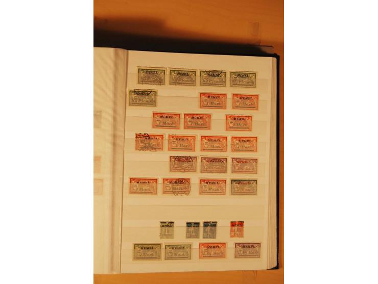 1920/39, postfrische, ungebrauchte und gestempelte Sammlung, dazu noch etwas andere Gebiete
