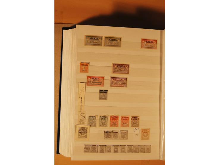 1920/39, postfrische, ungebrauchte und gestempelte Sammlung, dazu noch etwas andere Gebiete