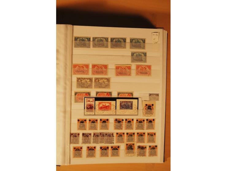 1920/39, postfrische, ungebrauchte und gestempelte Sammlung, dazu noch etwas andere Gebiete