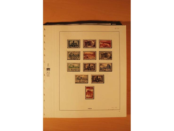 1947/59, ungebrauchte/postfrische und gestempelte Sammlung mit einigen besseren und kompletten Ausgaben, Abarten und weitere 