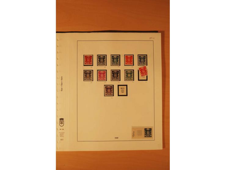 1947/59, ungebrauchte/postfrische und gestempelte Sammlung mit einigen besseren und kompletten Ausgaben, Abarten und weitere 