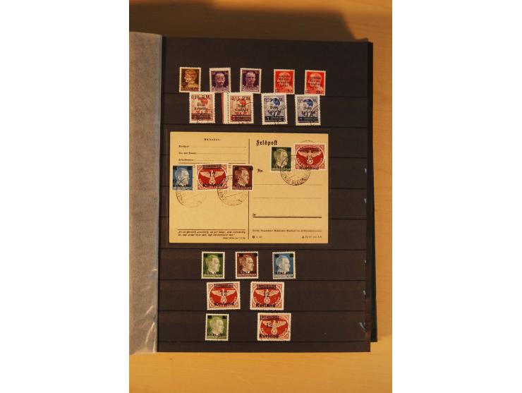 1939/44, Albanien bis Zara, meist ungebrauchte/postfrische und gestempelte Sammlung mit vielen besseren und kompletten Ausgab
