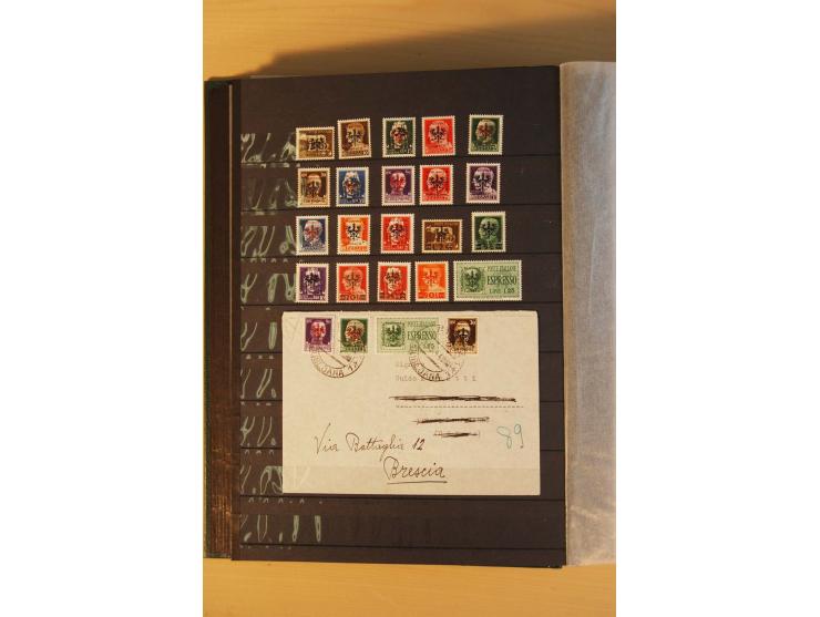 1939/44, Albanien bis Zara, meist ungebrauchte/postfrische und gestempelte Sammlung mit vielen besseren und kompletten Ausgab