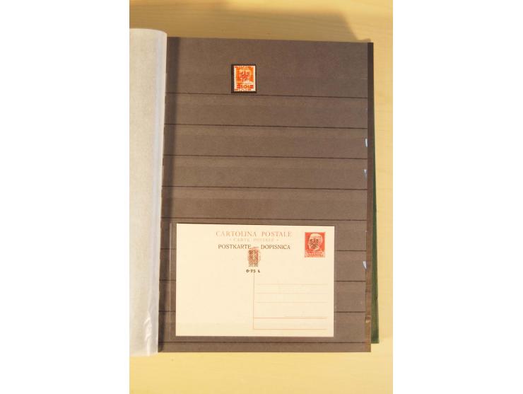 1939/44, Albanien bis Zara, meist ungebrauchte/postfrische und gestempelte Sammlung mit vielen besseren und kompletten Ausgab