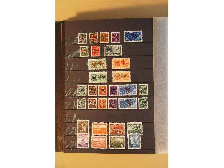 1939/44, Albanien bis Zara, meist ungebrauchte/postfrische und gestempelte Sammlung mit vielen besseren und kompletten Ausgab