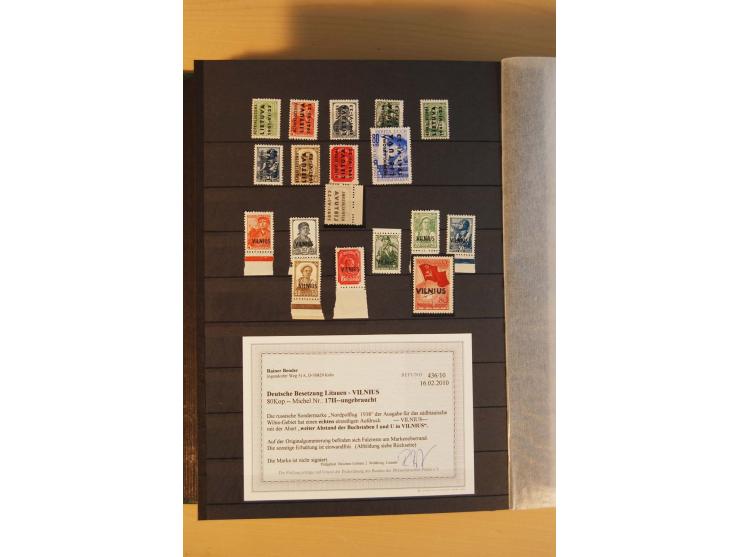 1939/44, Albanien bis Zara, meist ungebrauchte/postfrische und gestempelte Sammlung mit vielen besseren und kompletten Ausgab