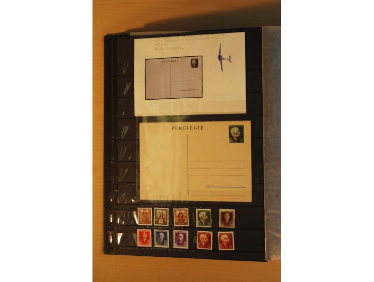 1939/44, Albanien bis Zara, meist ungebrauchte/postfrische und gestempelte Sammlung mit vielen besseren und kompletten Ausgab