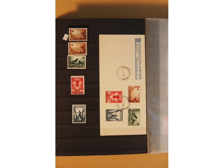 1939/44, Albanien bis Zara, meist ungebrauchte/postfrische und gestempelte Sammlung mit vielen besseren und kompletten Ausgab