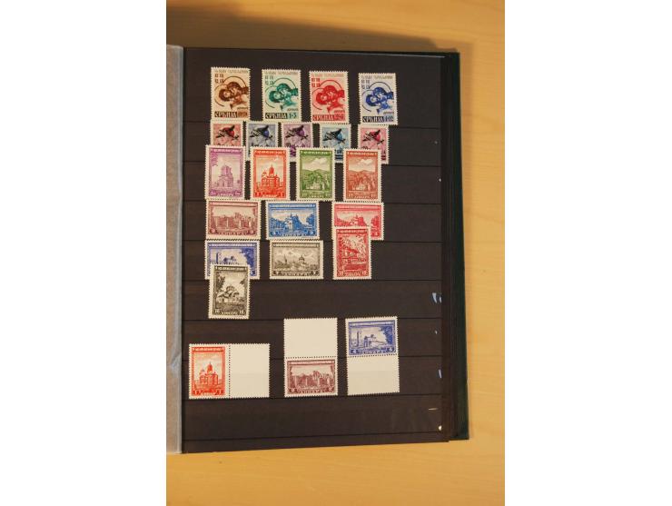 1939/44, Albanien bis Zara, meist ungebrauchte/postfrische und gestempelte Sammlung mit vielen besseren und kompletten Ausgab