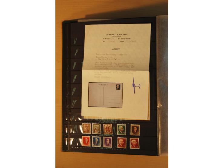 1939/44, Albanien bis Zara, meist ungebrauchte/postfrische und gestempelte Sammlung mit vielen besseren und kompletten Ausgab