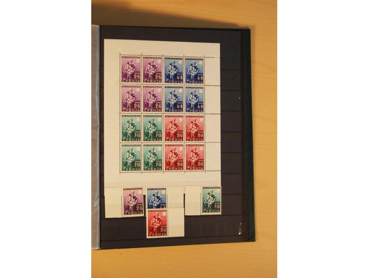 1939/44, Albanien bis Zara, meist ungebrauchte/postfrische und gestempelte Sammlung mit vielen besseren und kompletten Ausgab