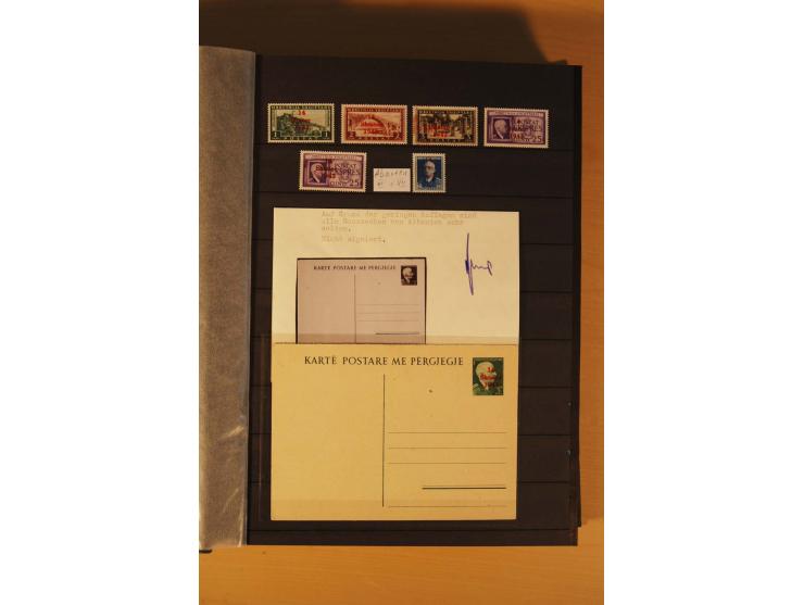 1939/44, Albanien bis Zara, meist ungebrauchte/postfrische und gestempelte Sammlung mit vielen besseren und kompletten Ausgab