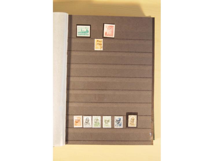 1939/44, Albanien bis Zara, meist ungebrauchte/postfrische und gestempelte Sammlung mit vielen besseren und kompletten Ausgab