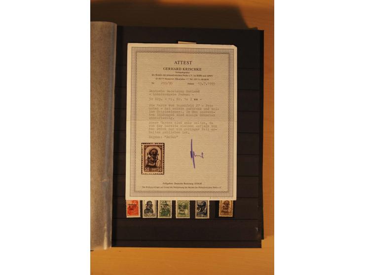 1939/44, Albanien bis Zara, meist ungebrauchte/postfrische und gestempelte Sammlung mit vielen besseren und kompletten Ausgab