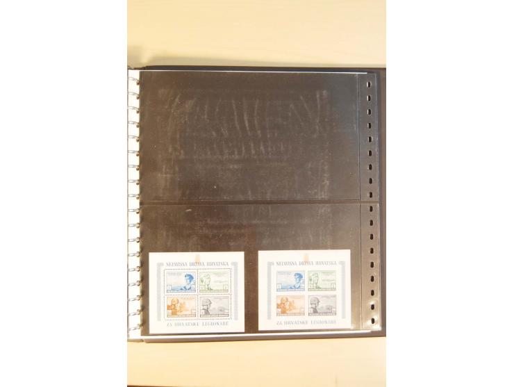 1940/45, Albanien bis Zara ungebrauchte/postfrische und gestempelte Sammlung mit vielen besseren Werten, u.a. Elwa Mi.-Nr. 1(