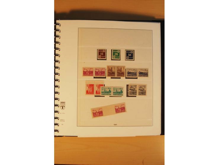 1940/45, Albanien bis Zara ungebrauchte/postfrische und gestempelte Sammlung mit vielen besseren Werten, u.a. Elwa Mi.-Nr. 1(