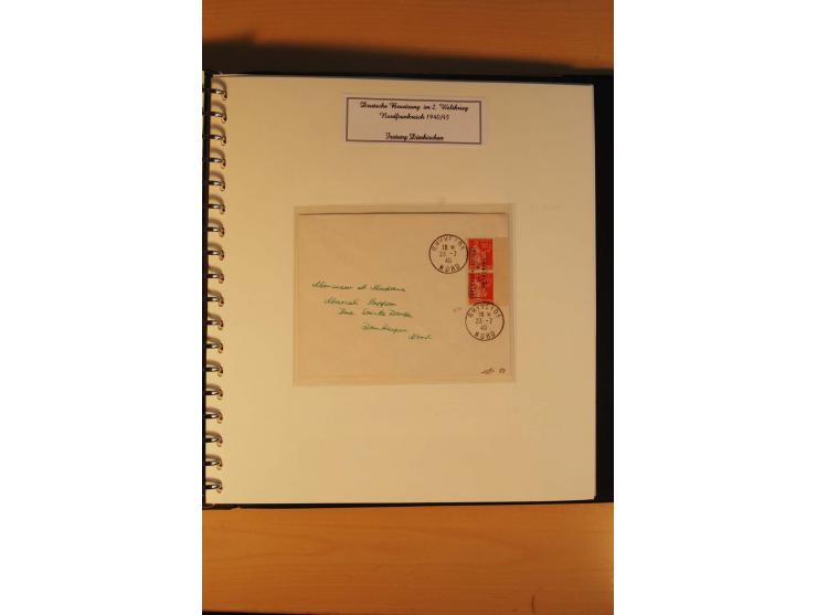1940/45, Albanien bis Zara ungebrauchte/postfrische und gestempelte Sammlung mit vielen besseren Werten, u.a. Elwa Mi.-Nr. 1(