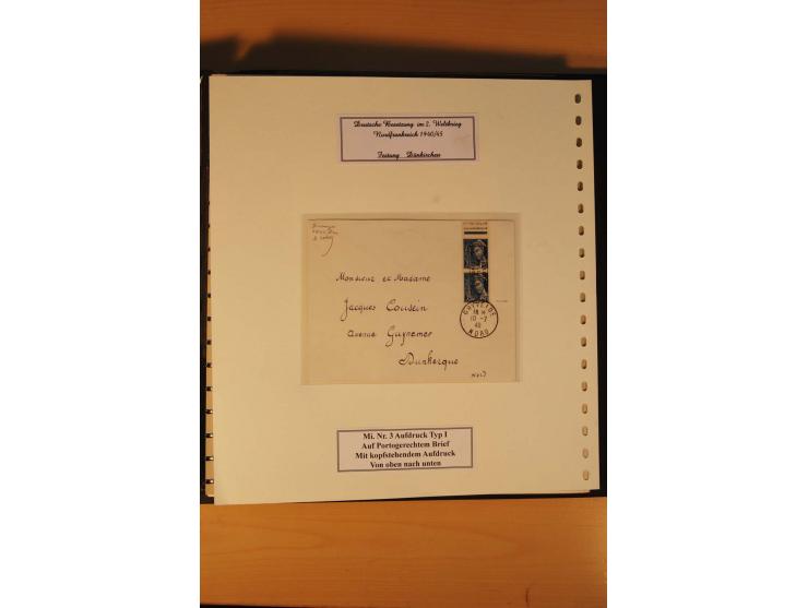 1940/45, Albanien bis Zara ungebrauchte/postfrische und gestempelte Sammlung mit vielen besseren Werten, u.a. Elwa Mi.-Nr. 1(