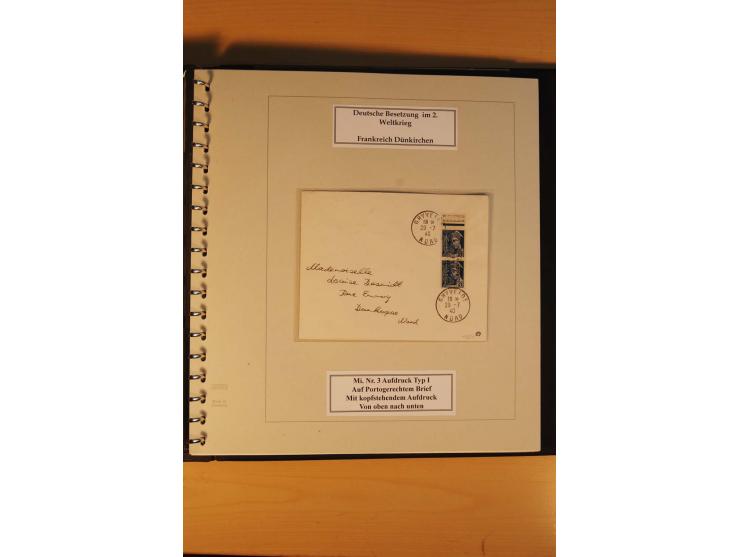 1940/45, Albanien bis Zara ungebrauchte/postfrische und gestempelte Sammlung mit vielen besseren Werten, u.a. Elwa Mi.-Nr. 1(